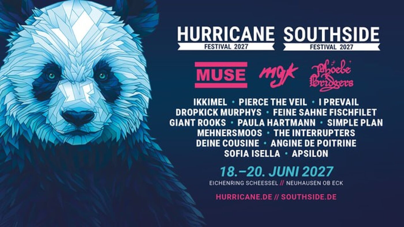 Muse, mgk und Phoebe Bridgers: 17 erste  Acts für das Hurricane und Southside Festival